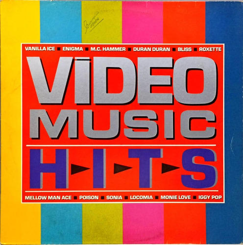 Video Music Hits Lp 1991 Vinil Disco Emi-odeon 4372