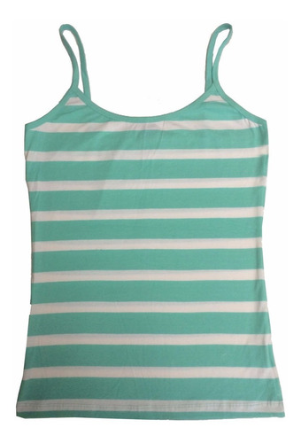 Musculosa Mujer A Rayas