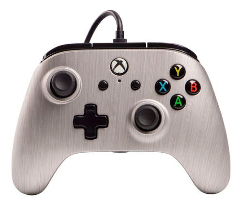 Controle joystick ACCO Brands PowerA Enhanced Wired Controller for Xbox One brushed aluminum