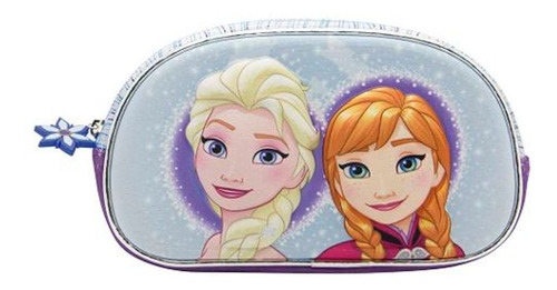 Cresko Cartuchera 3d Frozen Elsa Y Anna Escolar