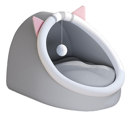 Cama Para Gato, Base Antideslizante, Portátil, Gris M