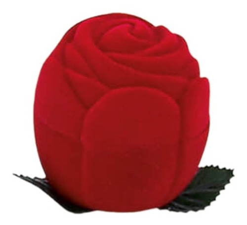 Estuche Rosa Roja Caja De Regalo Joyería Alajero Alhajero