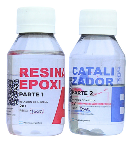 Poxiplast Resina Epoxi Cristal Vidrio Liquido X 150 Gramos Color Transparente