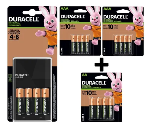 comprar Cargador Duracell Cef1+8 Pilas Aa Recargables 2500mah +8 Aaa