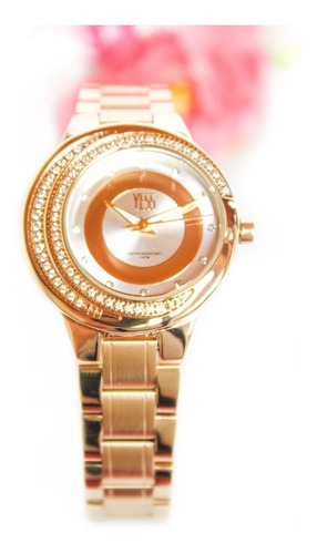 Reloj Yess Original Dama Mujer Acero Inox + Envío Gratis