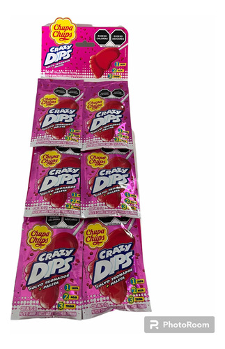 Crazy Dips Fresa 10pz