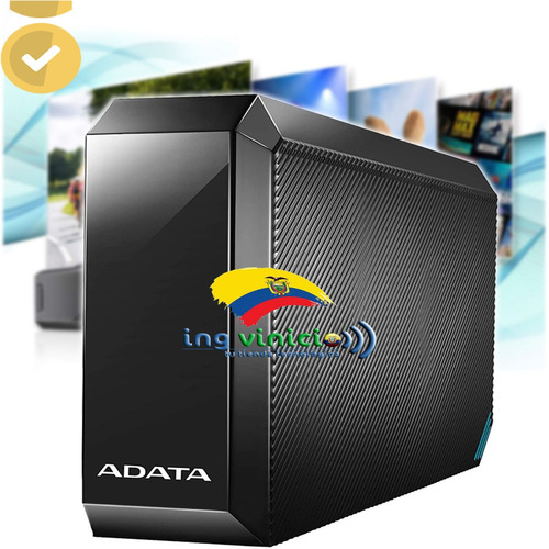 Imagen 1 de 6 de Disco Duro Externo Adata Usb 3.2 De 8tb 3.5'' Soporte Tv