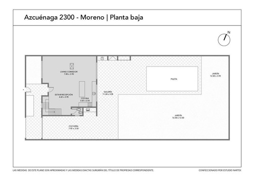 Imagen 6 de 30 de Venta · Casa A Estrenar De Categoría En Moreno · Pileta · Patio · Balcón · Financia · Permuta