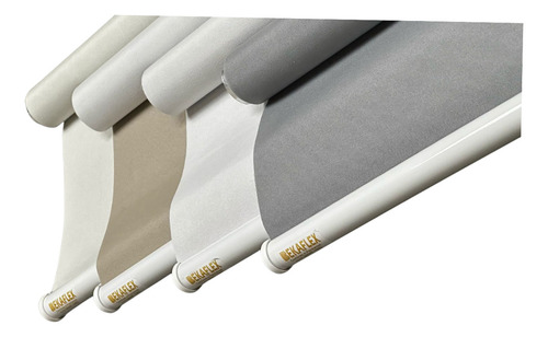 Cortina Rolo Blackout 0% Quartos-salas 1,60 L X 1,30 A Cor Bege