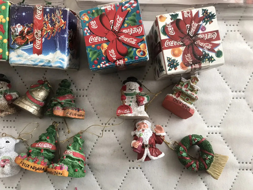 Coca Cola Navidad Coleccion Piezas De Decorines Clasicos (Usado)