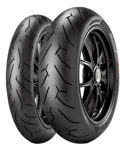 Par Pneu Moto 120/70-17 + 190/50-17 Diablo Rosso 2 Pirelli