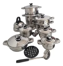 Comprar Ollas En Acero Quirúrgico Valeska De 17 Pcs Con T\u002Facero