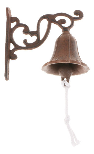 Campana De Puerta De Hierro Montada En La Pared Si