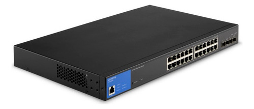 Switch Linksys Adm L3 24 Puertos Gigabit Poe+ 4 Sfp 10gigabi