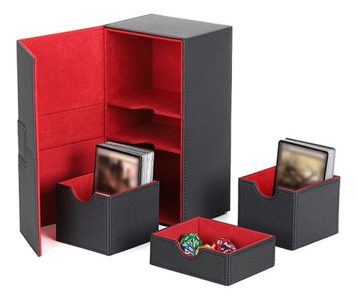 Card Deck Box Large Twin Flip Deck Case Para Tarjeta
