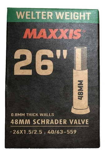 Cámara Maxxis Welterweight 26x1.5/2.5 V. Americana