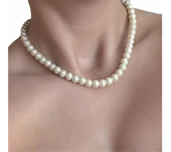 Collar De Perlas Para Hombre Y Mujer Aesthetic Ajustable | Meses sin  intereses