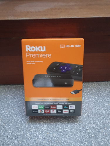 Roku Premier 4k Hd Hdr Con Cable Hdmi Nuevo Sellado