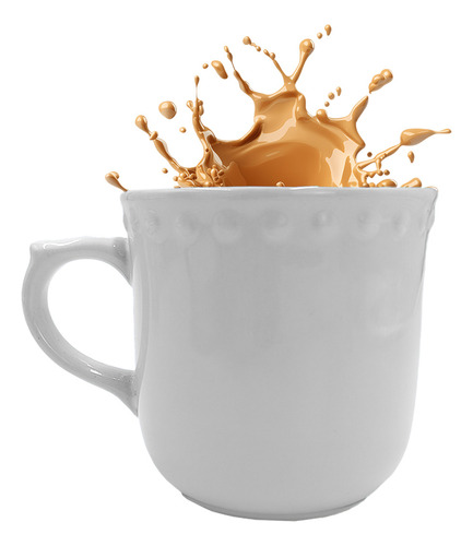 Taza Mauve Emboss Blanca 72 Piezas 290ml