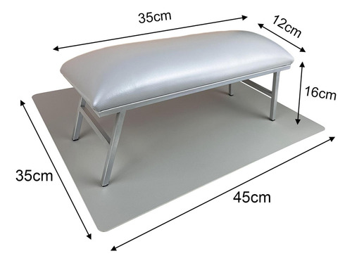 Soporte For Reposamanos De Uñas, Soporte De Gris Claro