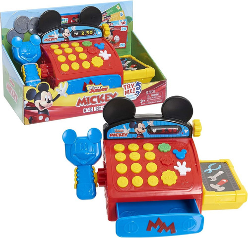 Caja Registradora De Mickey Mouse Con Sonidos En Ingles