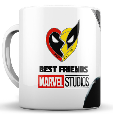 Taza Wolverine - Deadpool - Best Friends 325ml Cerámica