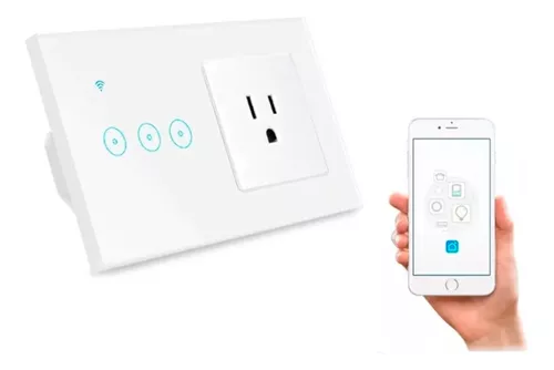 Smart Life Enchufe Tomacorriente De Pared Inteligente smart WiFi Botones  independientes - Mi casa inteligente