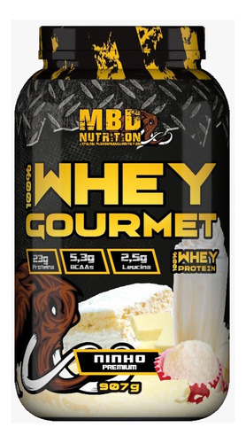 Whey Protein Gourmet 100% 907g Mbd Nutrition 