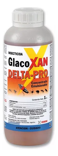 Glacoxan Delta Pro Cucarachas Mosquitos Pulgas X 1 L