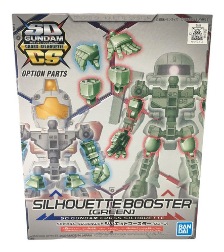 Bandai Sd Gundam Cross Silhouette Booster Green