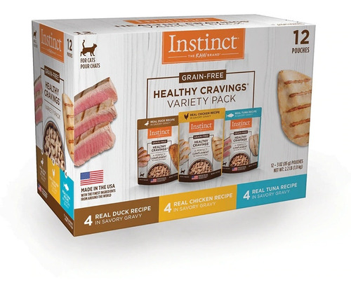 Alimento Húmedo Healthy Cravings Gato, 12pack Sobres De 85 G