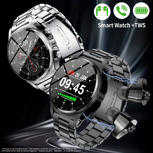 Kit Relógio Inteligente Smartwatch Gt66 Fone S/fio 5.0 Nfe