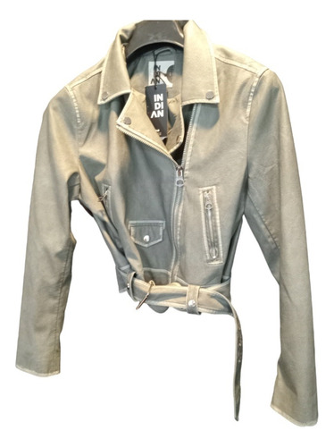 Campera Biker  Efecto Cuero  Nueva Temporada 2024