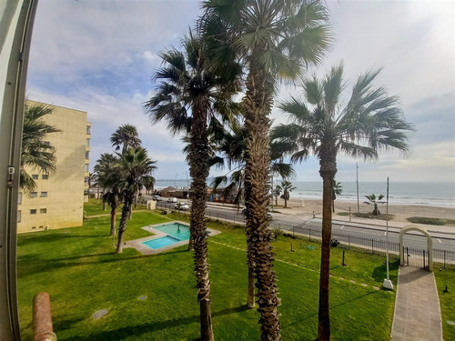 Depto 2 Dorm 60m2 Est Y Bodega En La Serena, Frente Al Mar
