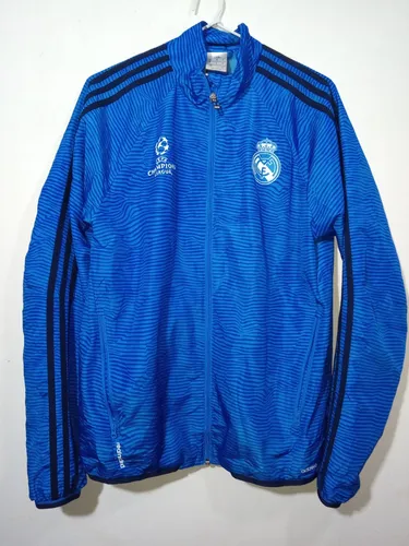 Campera del real madrid azul new arrivals