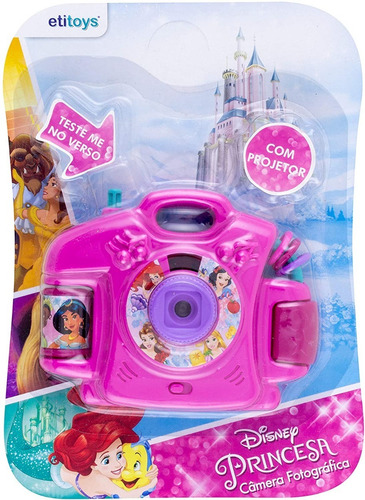 Imagem 1 de 3 de Kit Princesa Câmera Fotográfica + Telefone C/ Microfone