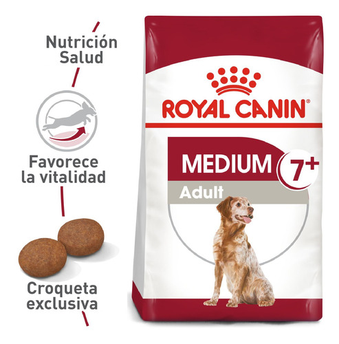 Alimento Perro Royal Canin Shn Med Adult +7 4kg