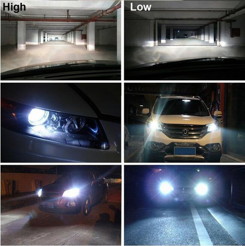 Par Ampolletas Turbo Led 9005 Hb3 8000 Lumenes