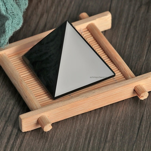 Imagen 2 de 7 de Pirámide Obsidiana Natural Reiki, Chakras Exclusiva Varanasi