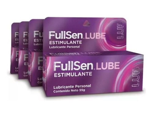 Fullsen Lube Estimulante, Lubricante 4 Piezas De 55g C/u