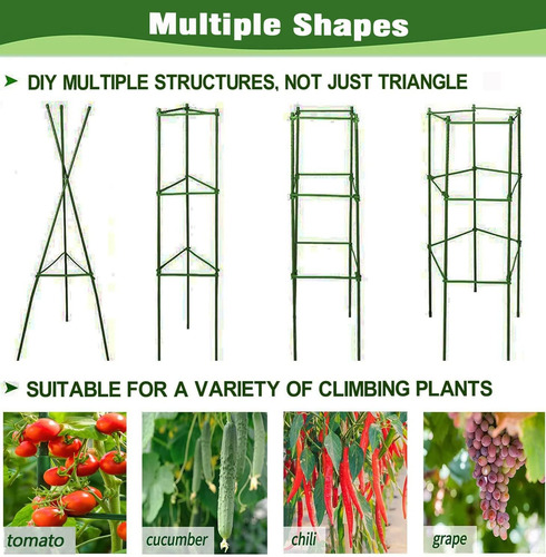 Jaula De Soporte Para Plantas De Tomate Para Jardin De 4 ...