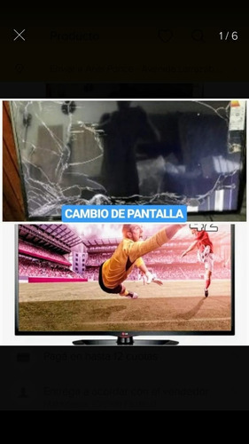 Cambio De Pantalla Rota 42ln5400 LG Tv  (a)