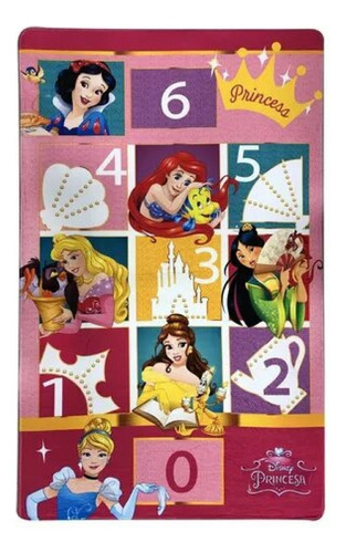 Alfombra Memoria 127x197 Princesas Disney Infantil Oficial