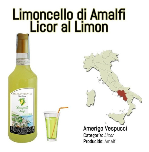 Licor Al Limón Limoncello Di Amalfi   I - mL a $179