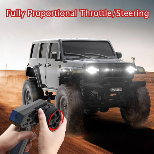Crawler Rc 1/24 4x4 Monster Truck Blanco Modelo Escalada Color Personaje