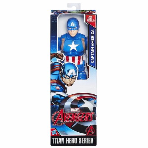 Muñeco Marvel-titan Hero Series - Capitan America - Avengers