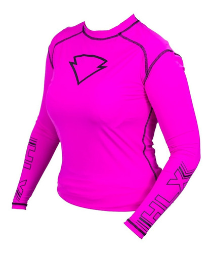 Blusa Segunda Pele Feminina Moto Rosa Pink Hlx