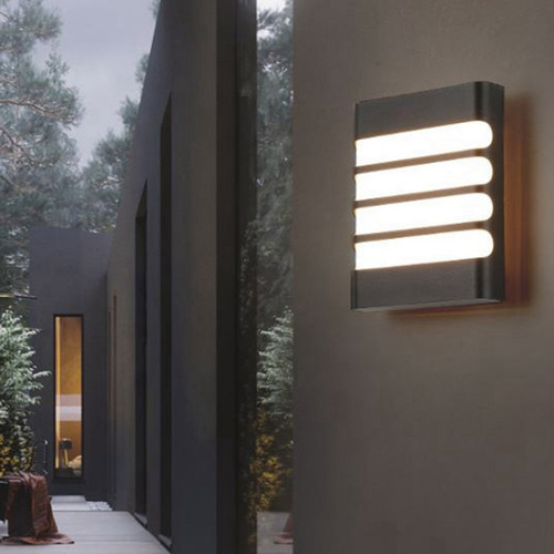 Lámpara Led De Pared Para Patio, Impermeable, 6500 K, Bajo C