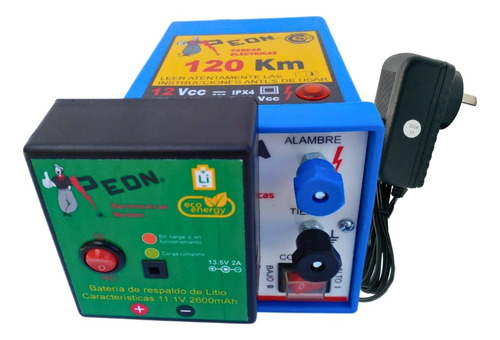 Boyero Dual Peón 120 Km Batería De Litio - 220v + Respaldo