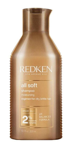 Shampoo Hidratante Redken All Soft 300ml - Profissional 